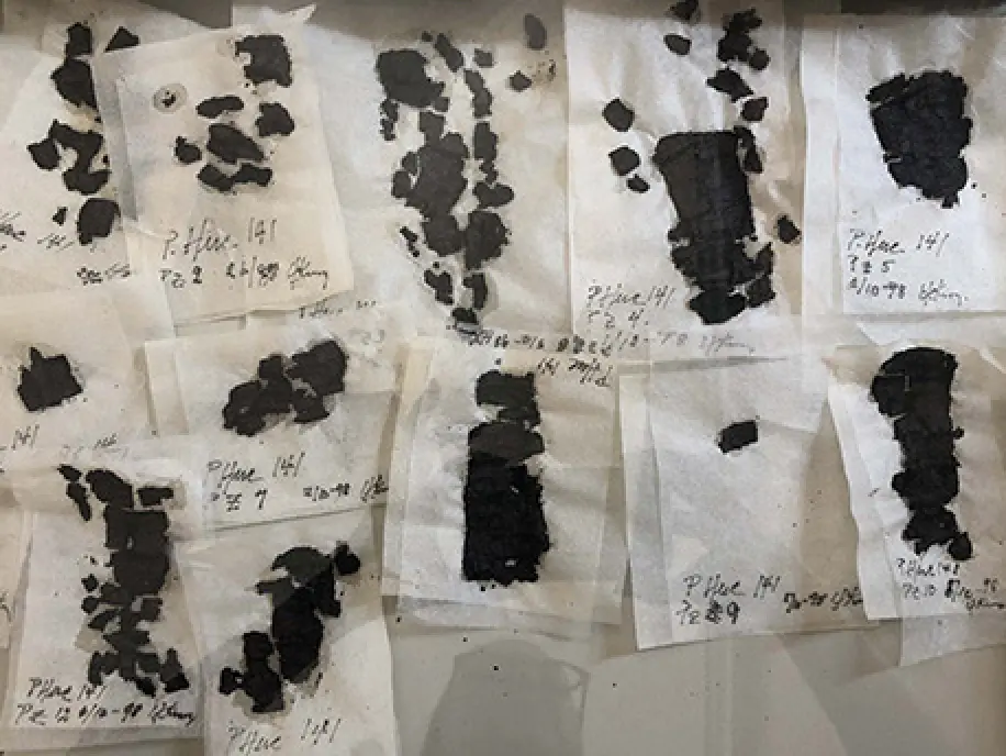 Herculaneum excavation materials